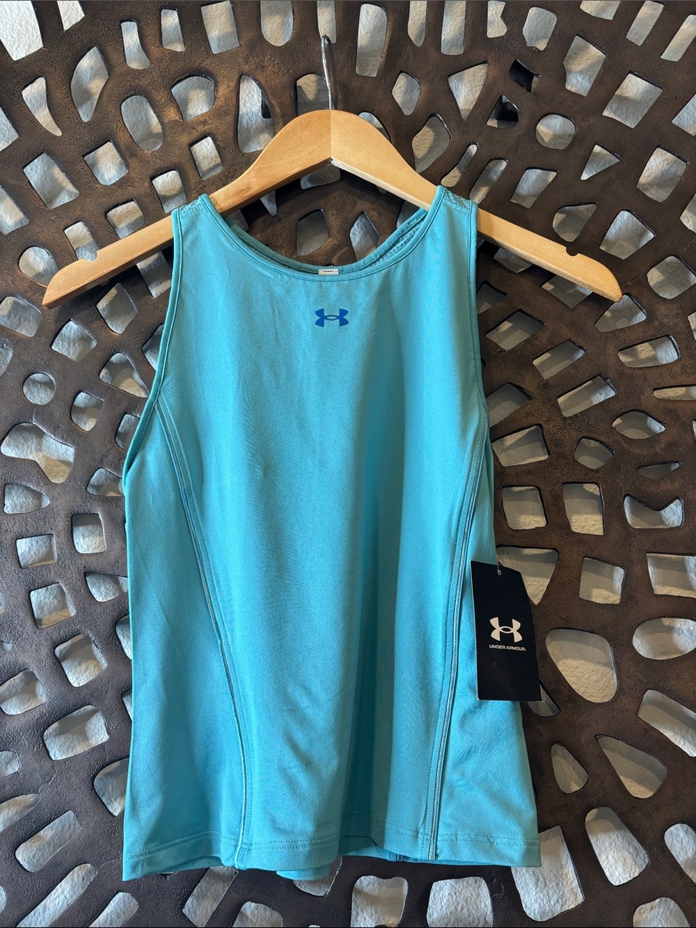 NWT Under Armour Women's Turquoise Blue Tank Top